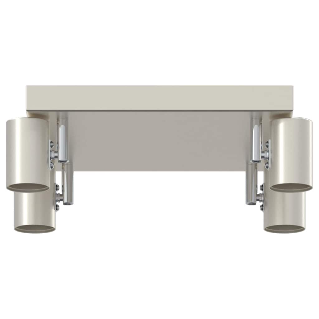 vidaXL Reflektor sufitowy Nikiel 26,5 x 26 x 11,5 cm Metal