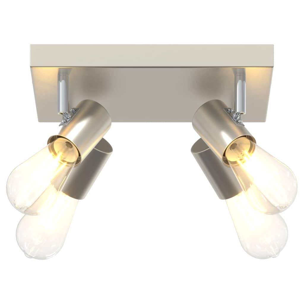 vidaXL Reflektor sufitowy Nikiel 26,5 x 26 x 11,5 cm Metal