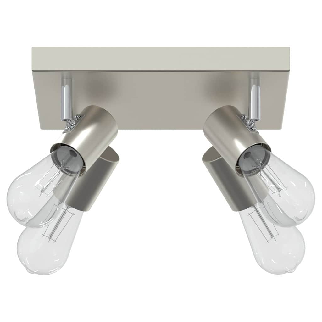 vidaXL Reflektor sufitowy Nikiel 26,5 x 26 x 11,5 cm Metal