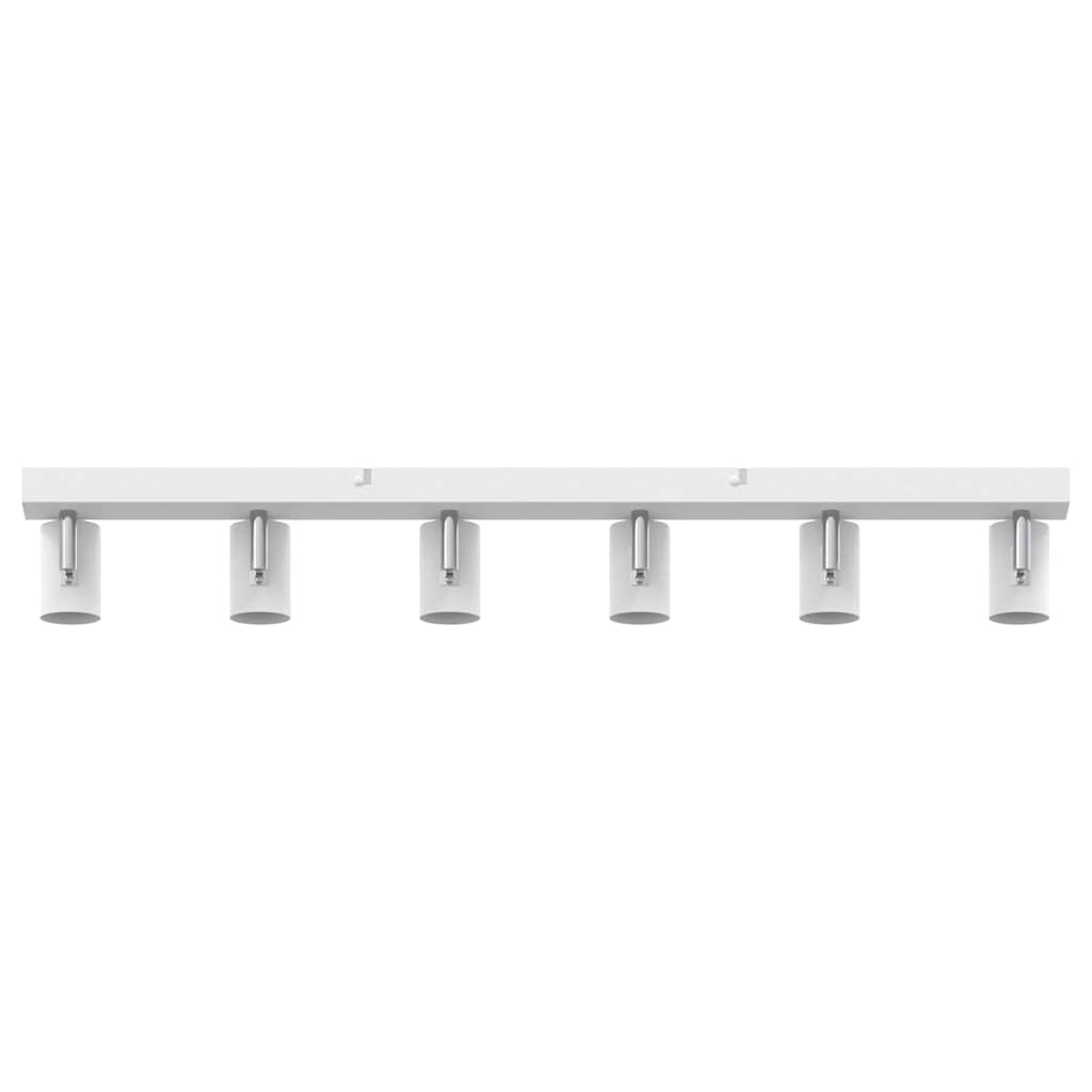 vidaXL Reflektor sufitowy Biały 73 x 6,5 x 11,5 cm Metal