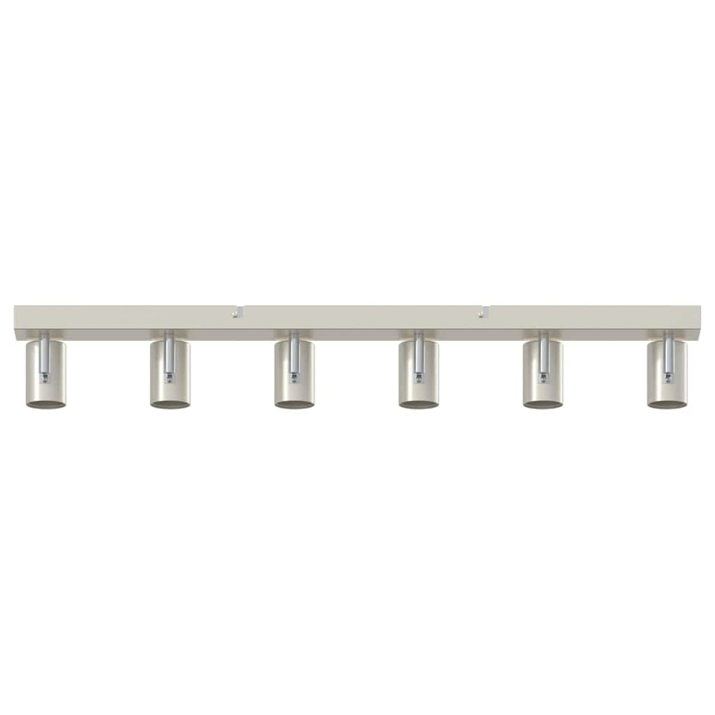 vidaXL Reflektor sufitowy Nikiel 73 x 6,5 x 11,5 cm Metal