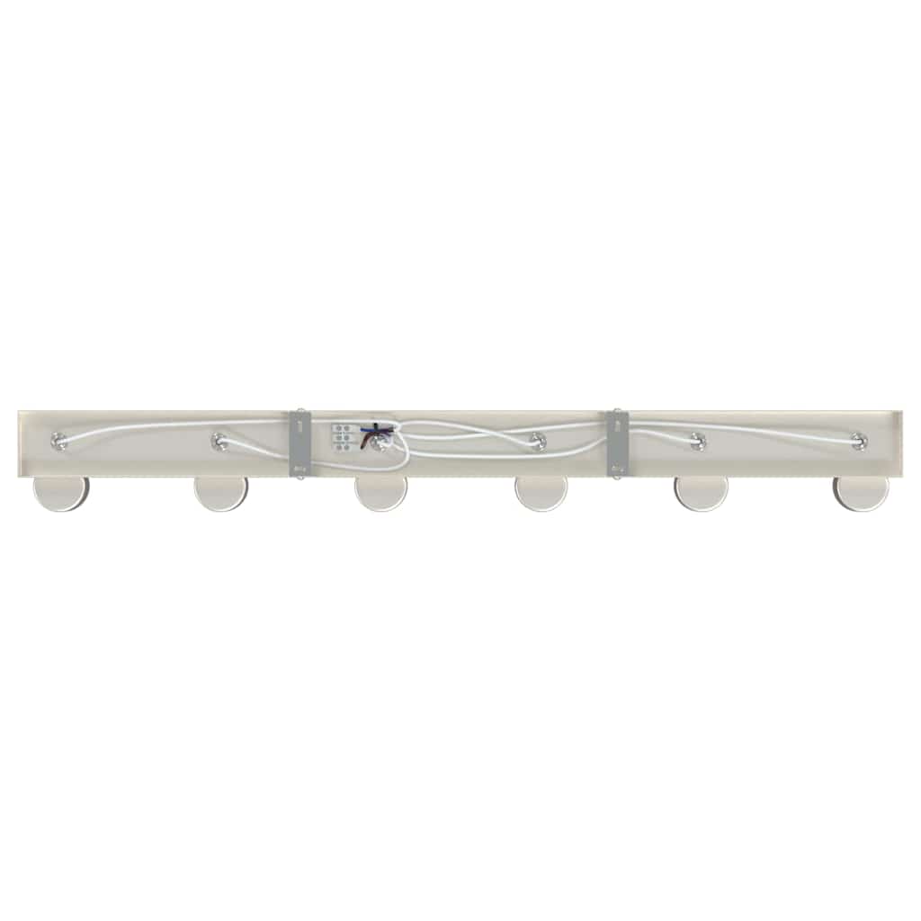 vidaXL Reflektor sufitowy Nikiel 73 x 6,5 x 11,5 cm Metal