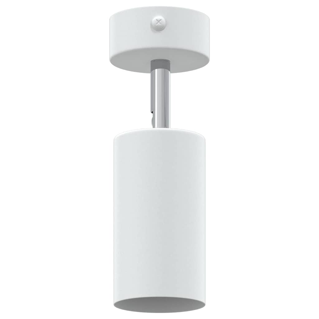 vidaXL Reflektor sufitowy Z reflektorami Biały 6 x 6 x 16 cm Metal
