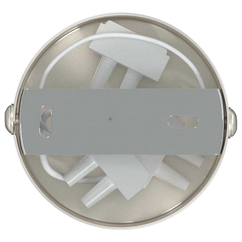 vidaXL Reflektor sufitowy Z reflektorami Nikiel 6 x 6 x 16 cm Metal
