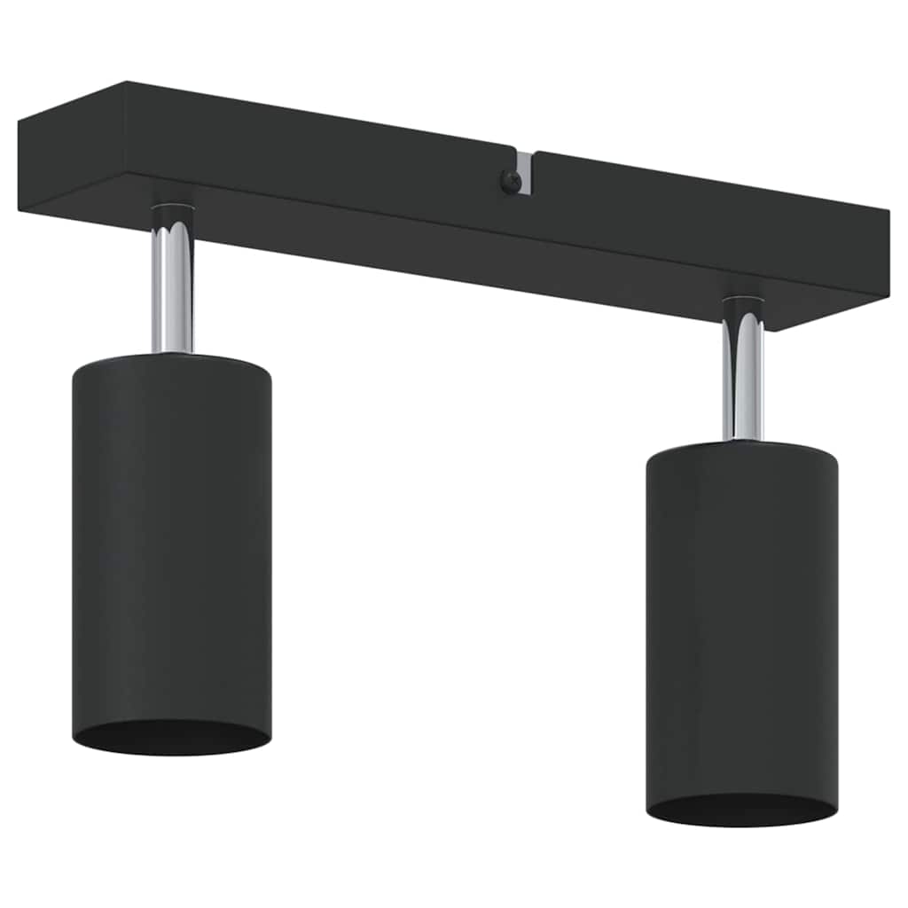 vidaXL Reflektor sufitowy Z reflektorami Czarny 26 x 6 x 16 cm Metal