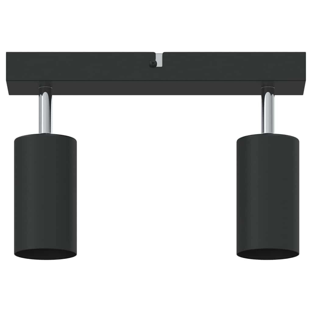 vidaXL Reflektor sufitowy Z reflektorami Czarny 26 x 6 x 16 cm Metal