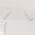 vidaXL Reflektor sufitowy Z reflektorami Biały 26 x 6 x 16 cm Metal