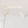 vidaXL Reflektor sufitowy Z reflektorami Nikiel 26 x 6 x 16 cm Metal