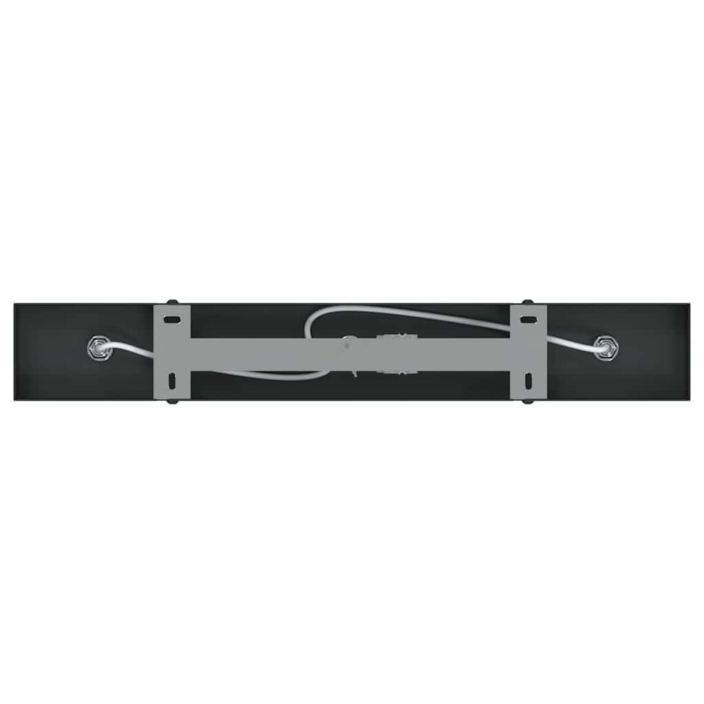 vidaXL Reflektor sufitowy Z reflektorami Czarny 38 x 6 x 16 cm Metal