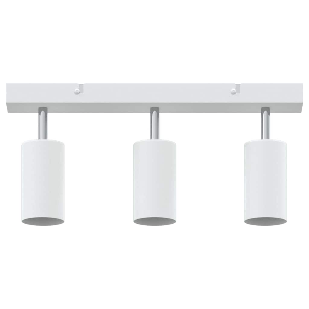 vidaXL Reflektor sufitowy Z reflektorami Biały 38 x 6 x 16 cm Metal