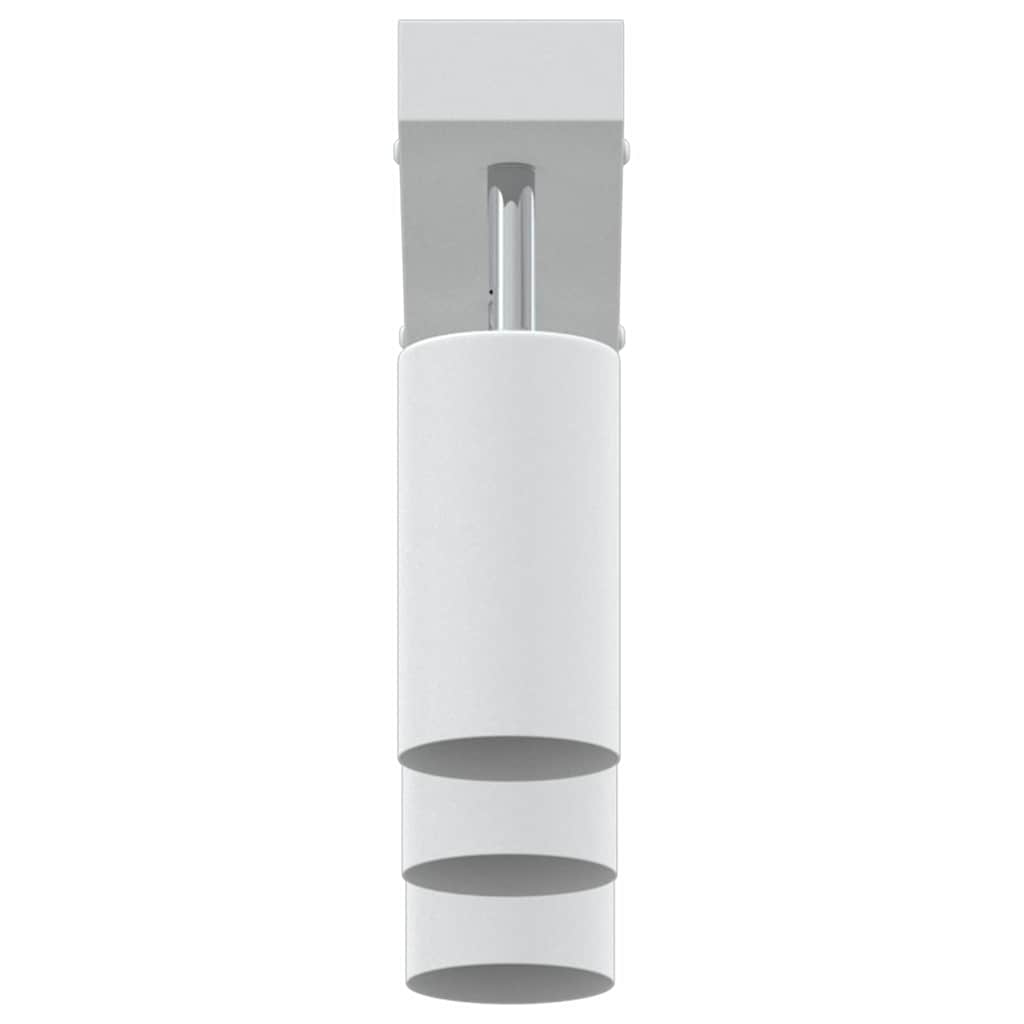 vidaXL Reflektor sufitowy Z reflektorami Biały 38 x 6 x 16 cm Metal