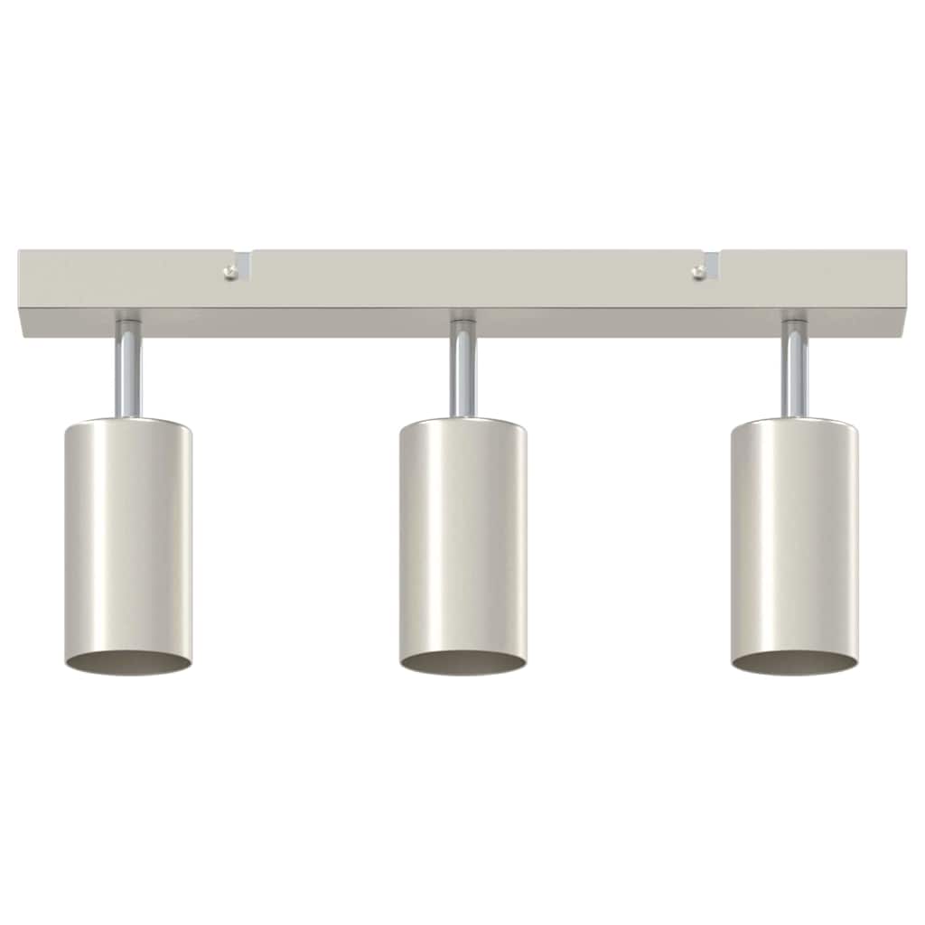 vidaXL Reflektor sufitowy Z reflektorami Nikiel 38 x 6 x 16 cm Metal