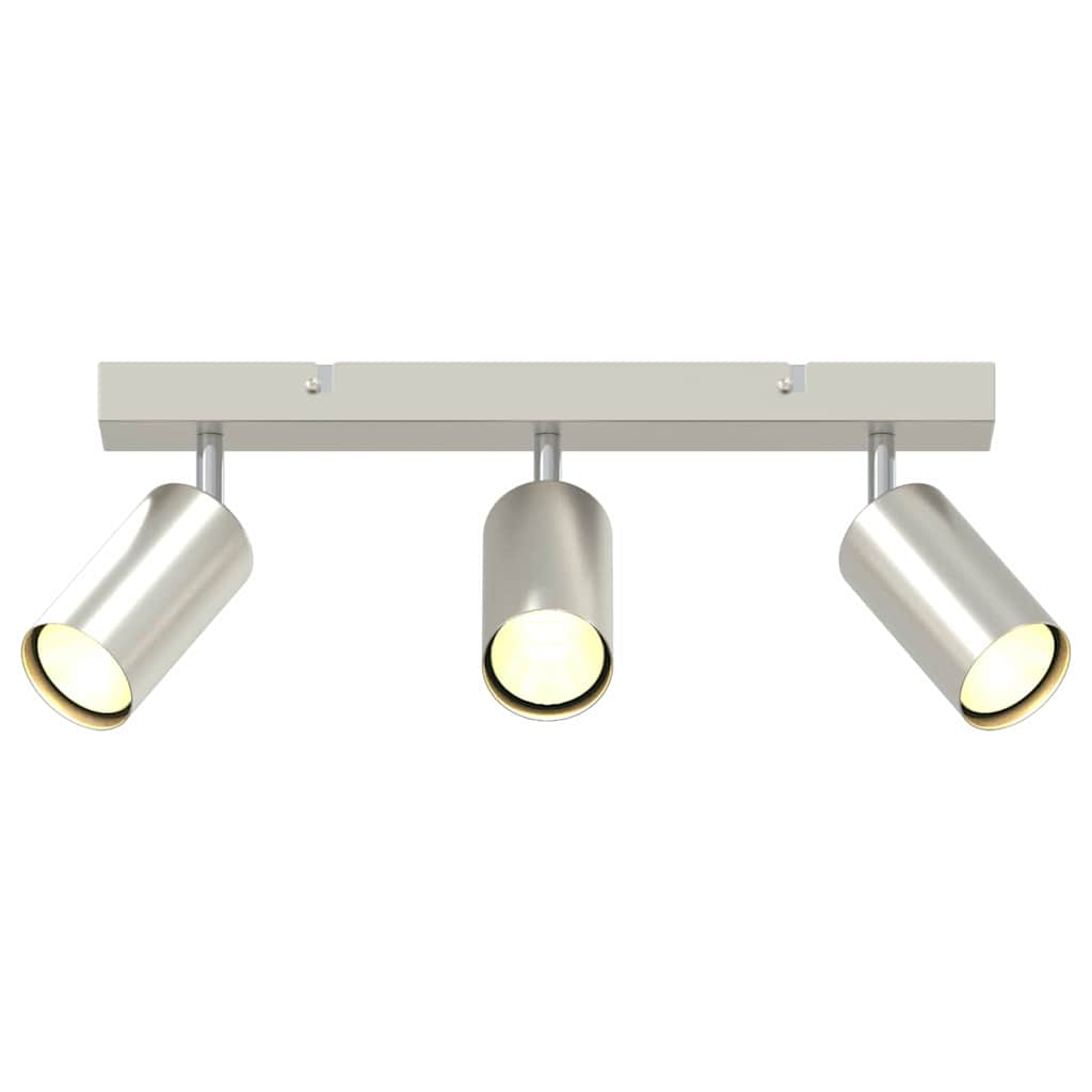 vidaXL Reflektor sufitowy Z reflektorami Nikiel 38 x 6 x 16 cm Metal