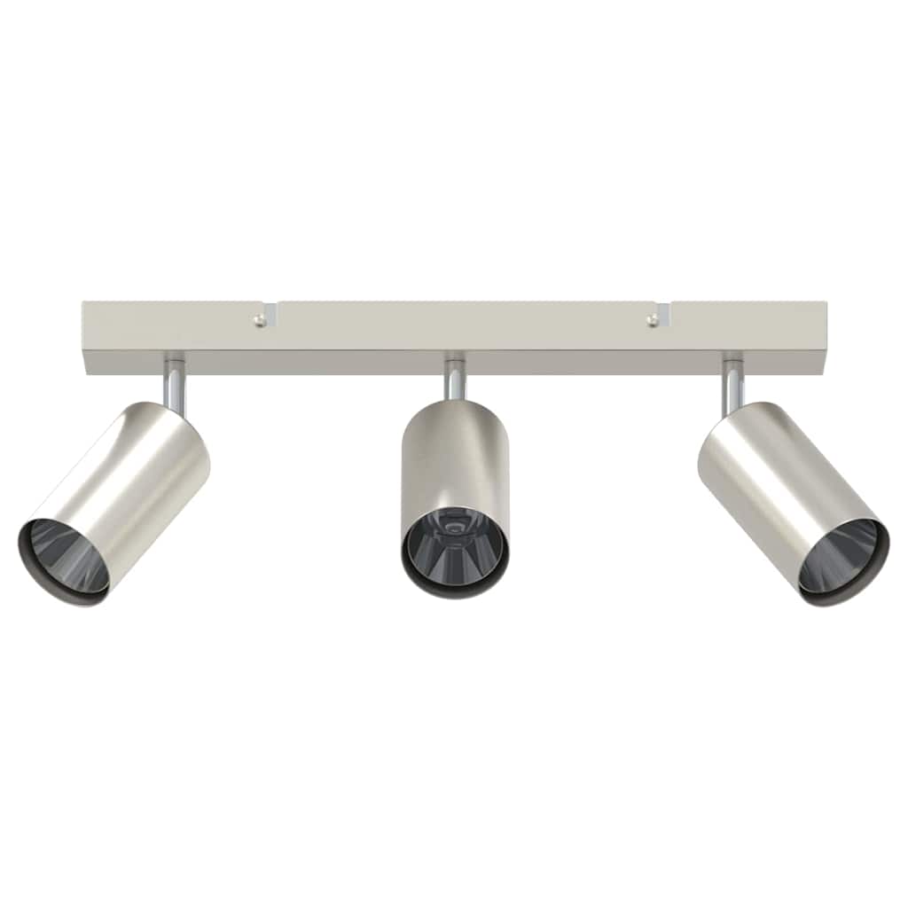 vidaXL Reflektor sufitowy Z reflektorami Nikiel 38 x 6 x 16 cm Metal
