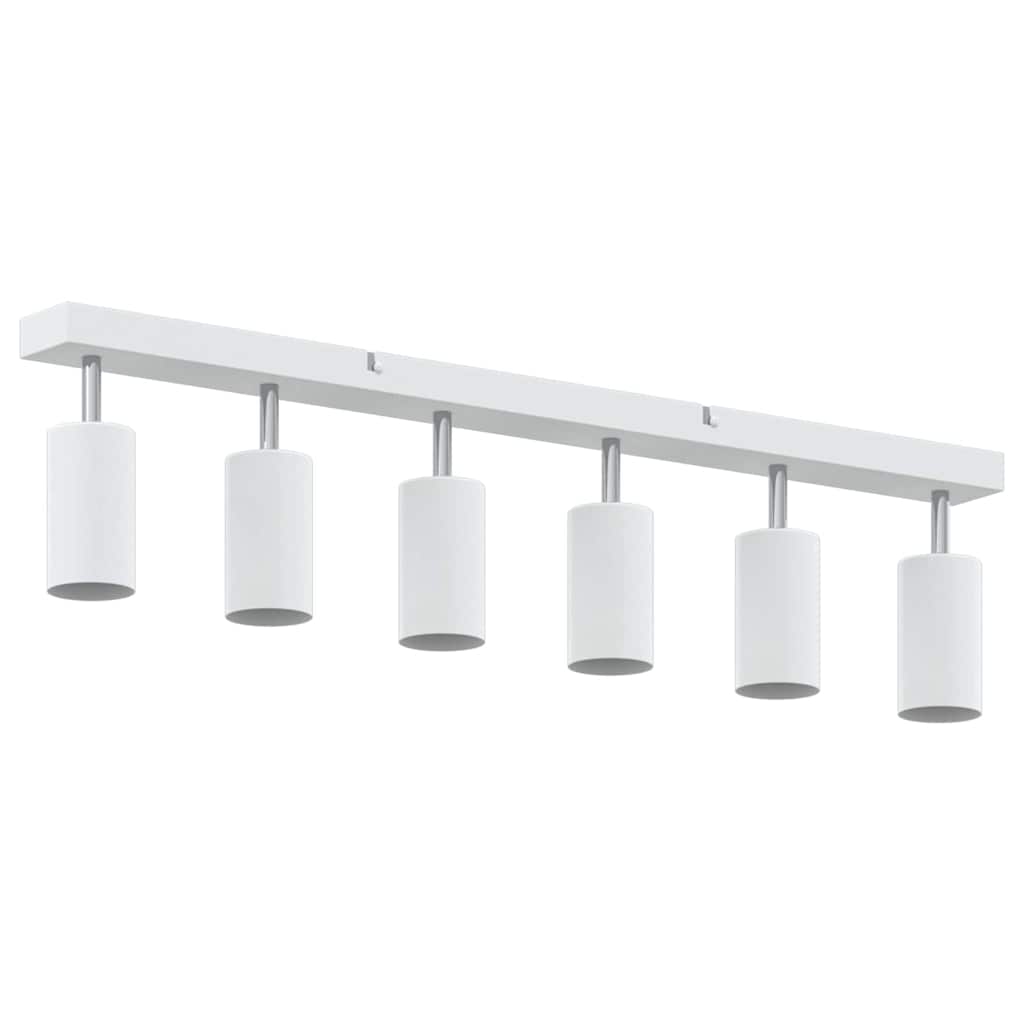 vidaXL Reflektor sufitowy Z reflektorami Biały 73 x 6 x 16 cm Metal