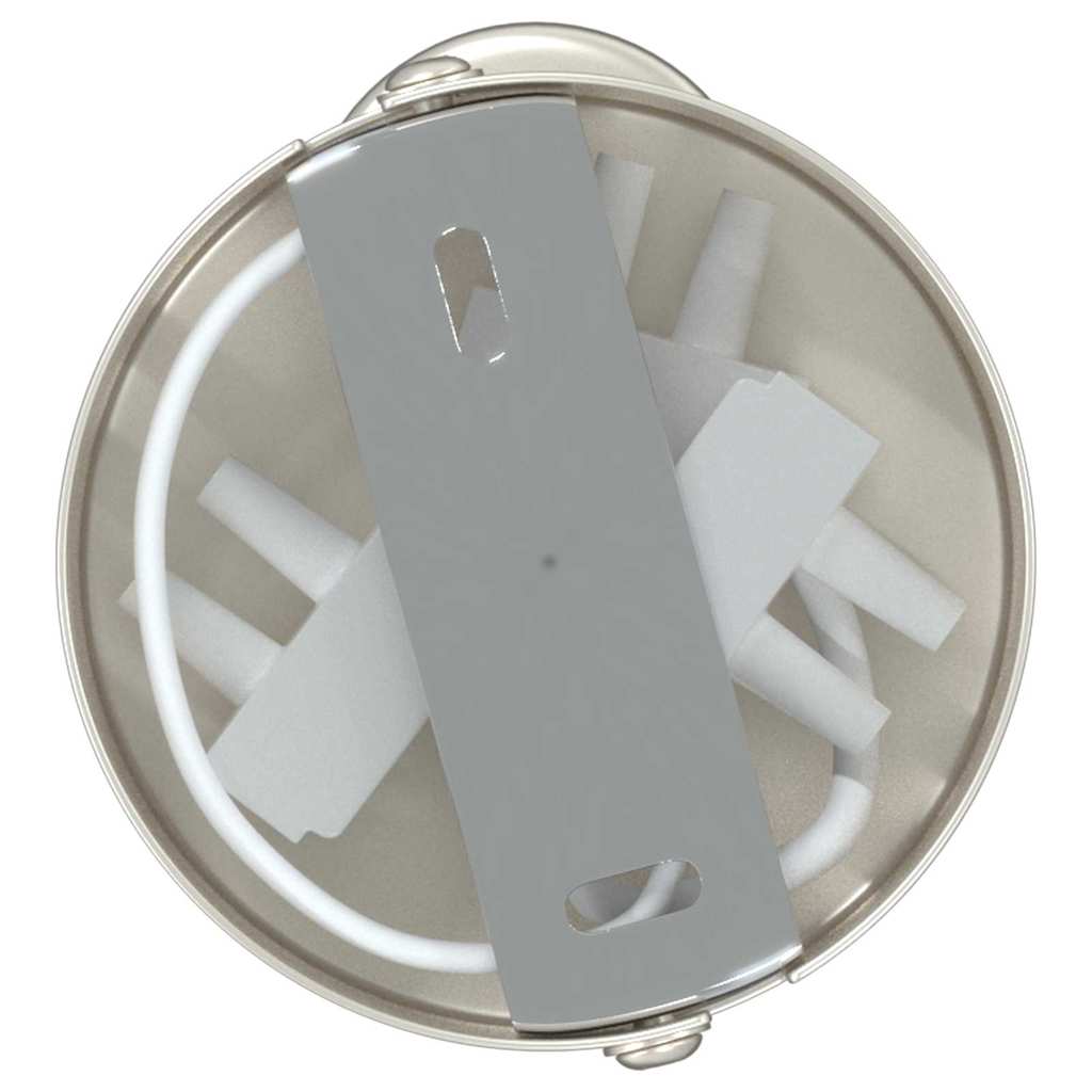 vidaXL Reflektor sufitowy Z reflektorami Nikiel 8 x 8 x 10,5 cm Stal