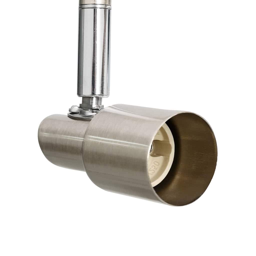 vidaXL Reflektor sufitowy Z reflektorami Nikiel 25,5 x 8 x 11 cm Stal