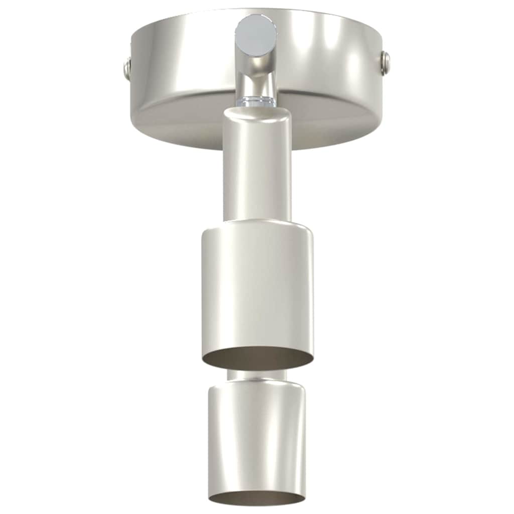 vidaXL Reflektor sufitowy Z reflektorami Nikiel 25,5 x 8 x 11 cm Stal