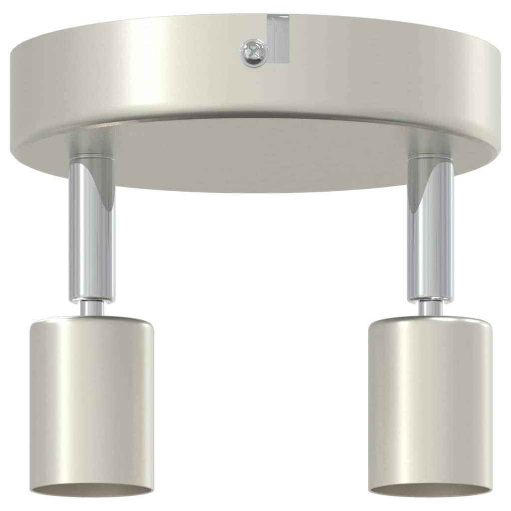vidaXL Reflektor sufitowy Z reflektorami Nikiel 12 x 8 cm Stal