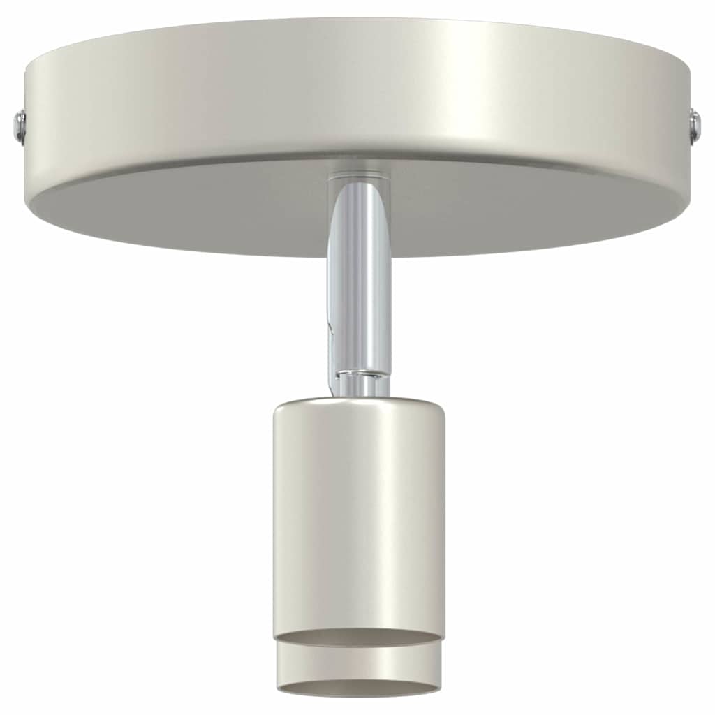 vidaXL Reflektor sufitowy Z reflektorami Nikiel 12 x 8 cm Stal