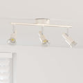 vidaXL Reflektor sufitowy Nikiel 39 x 10,5 x 10,5 cm Stal
