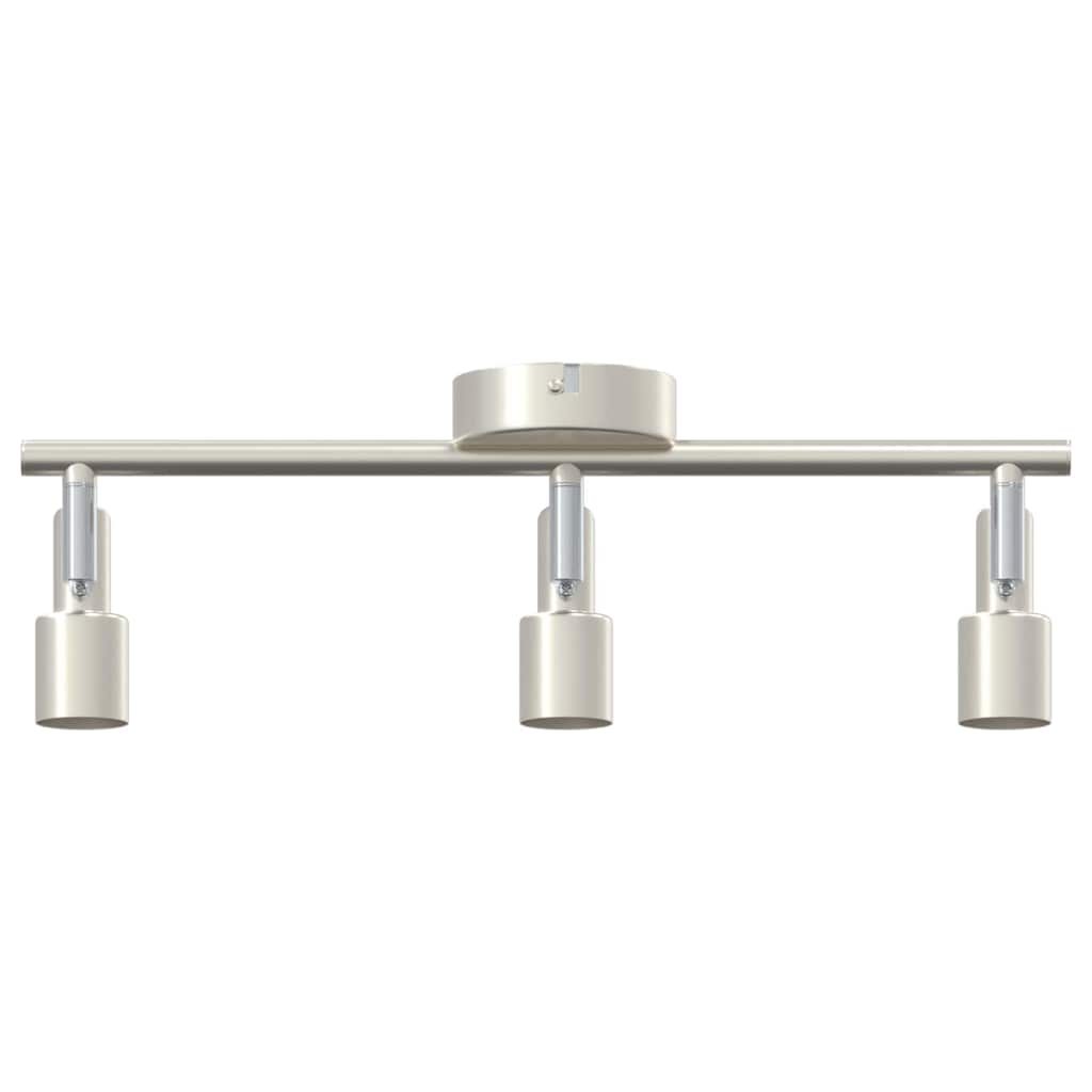 vidaXL Reflektor sufitowy Nikiel 39 x 10,5 x 10,5 cm Stal