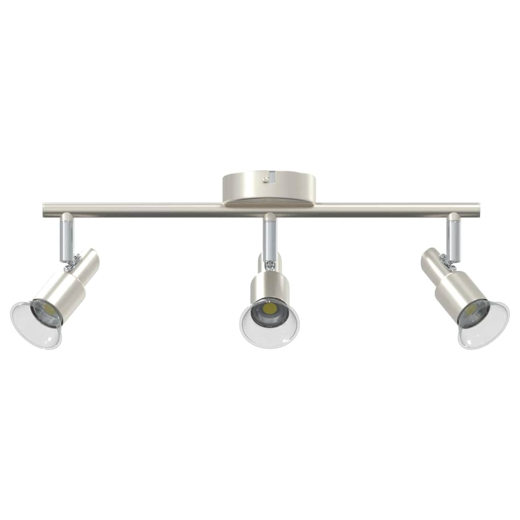 vidaXL Reflektor sufitowy Nikiel 39 x 10,5 x 10,5 cm Stal