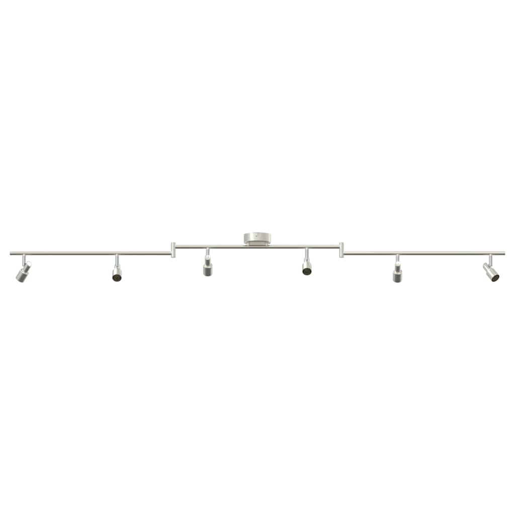 vidaXL Reflektor sufitowy Nikiel 176,5 x 9,5 x 14 cm Stal