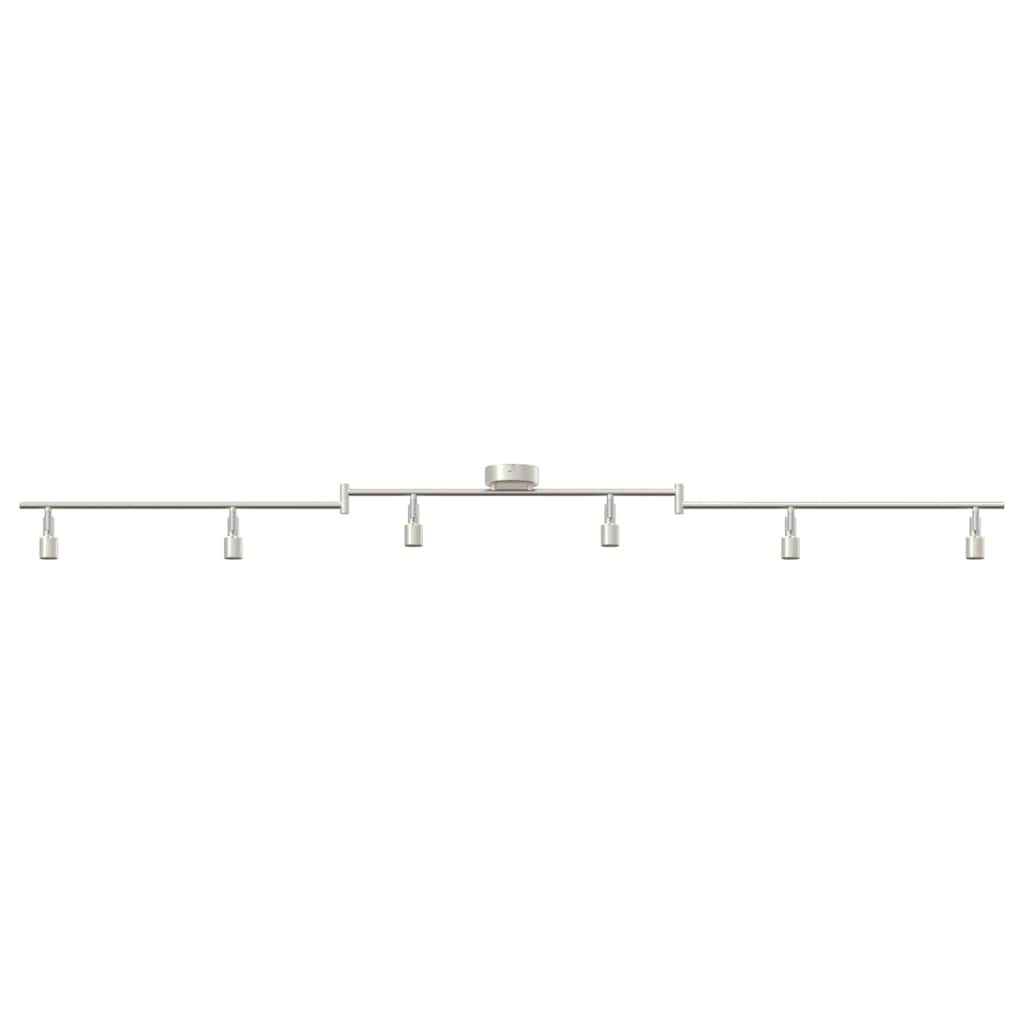 vidaXL Reflektor sufitowy Nikiel 176,5 x 9,5 x 14 cm Stal