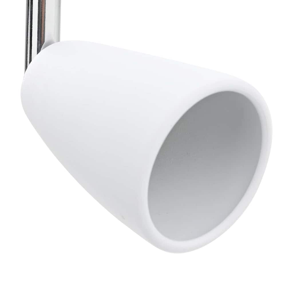 vidaXL Reflektor sufitowy Z reflektorami Biały 8 x 8 x 14 cm Metal