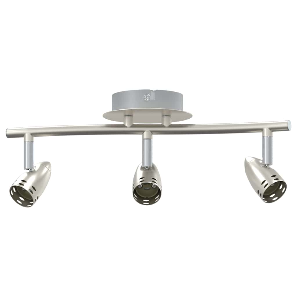 vidaXL Reflektor sufitowy Nikiel 36,5 x 10 x 12,5 cm Metal