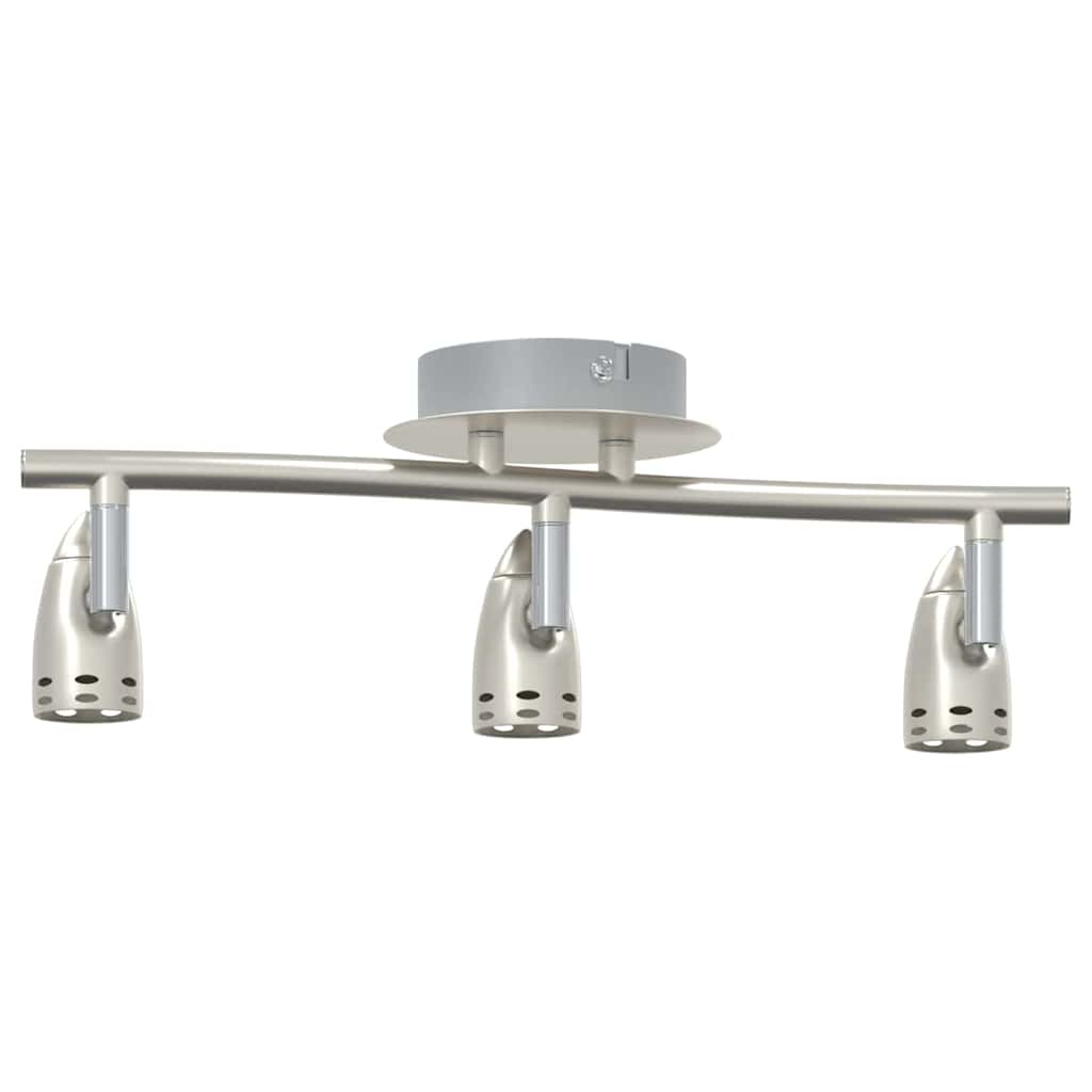 vidaXL Reflektor sufitowy Nikiel 36,5 x 10 x 12,5 cm Metal