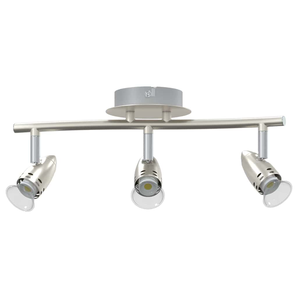vidaXL Reflektor sufitowy Nikiel 36,5 x 10 x 12,5 cm Metal