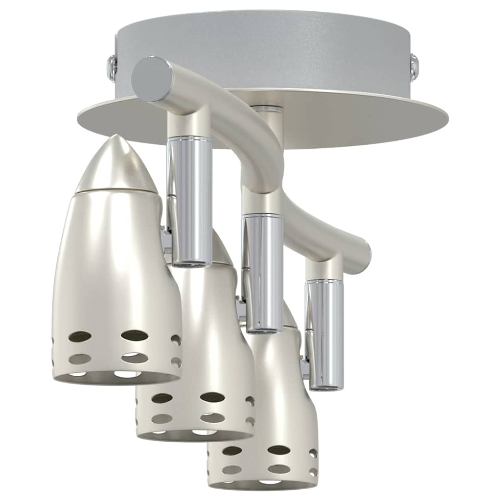 vidaXL Reflektor sufitowy Nikiel 36,5 x 10 x 12,5 cm Metal