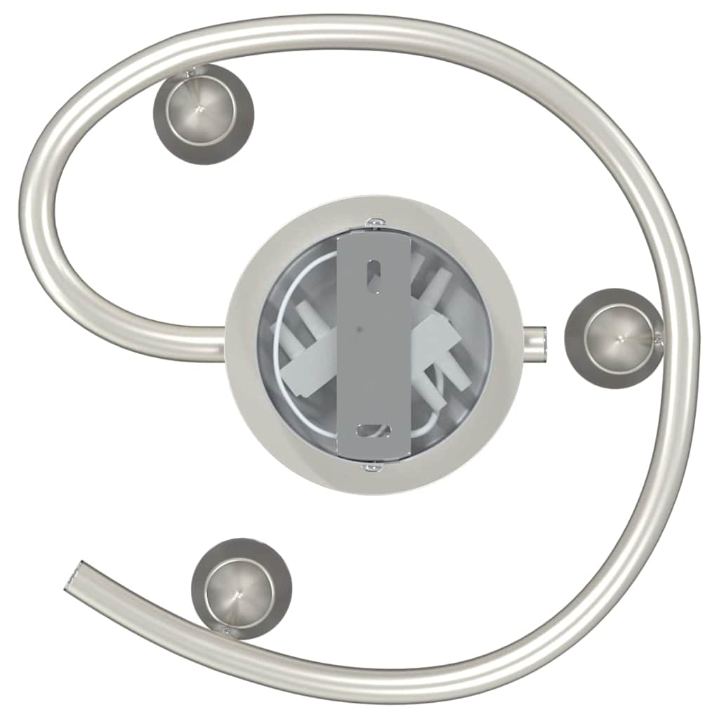 vidaXL Reflektor sufitowy Nikiel 24 x 22 x 12,5 cm Metal