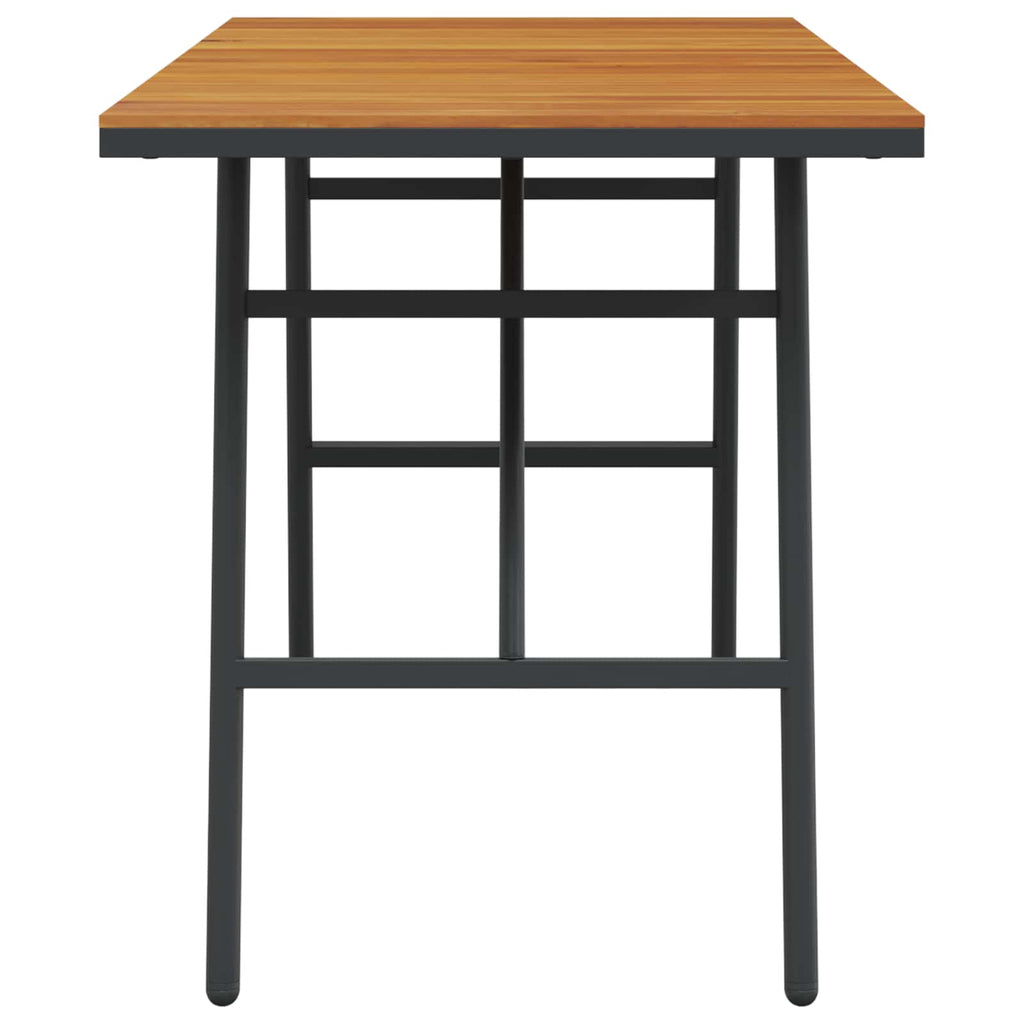 vidaXL Stół jadalny Brązowy 110 x 55 x 61,5 cm Lite Drewno Akacji
