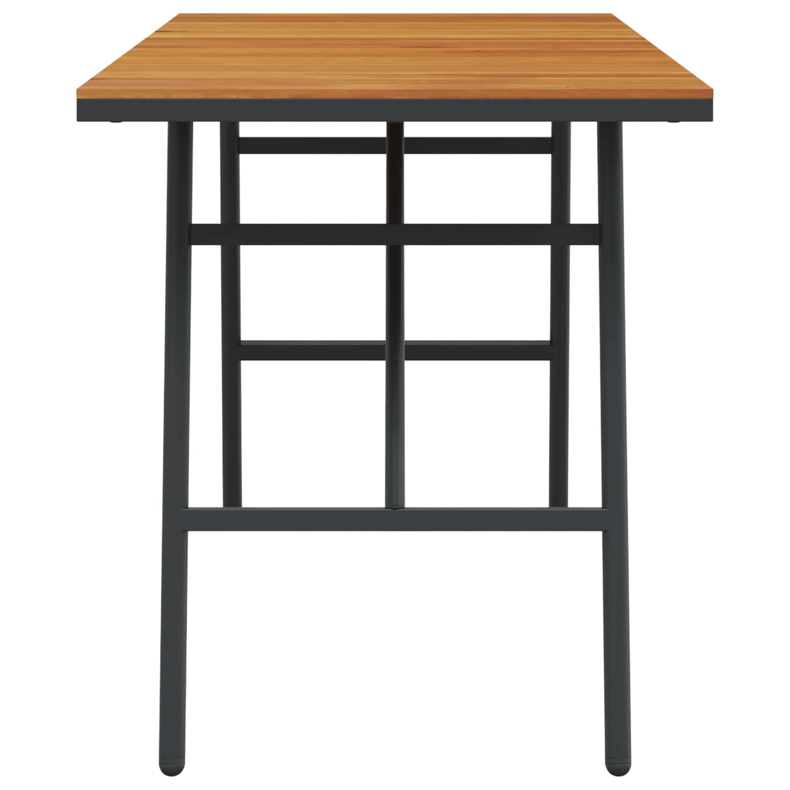 vidaXL Stół jadalny Brązowy 110 x 55 x 61,5 cm Lite Drewno Akacji