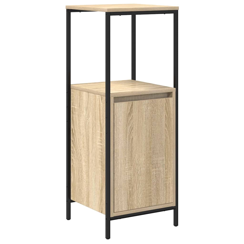 vidaXL Zestaw mebli łazienkowych z szufladą z półką 3 pcs Dąb Sonoma