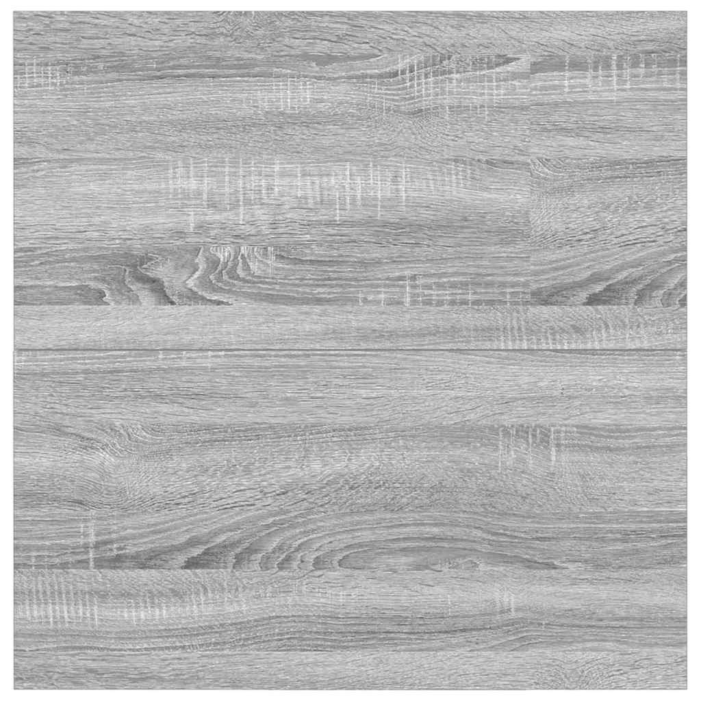vidaXL Stolik kawowy z szufladami Szary Sonoma 100x100x40 cm