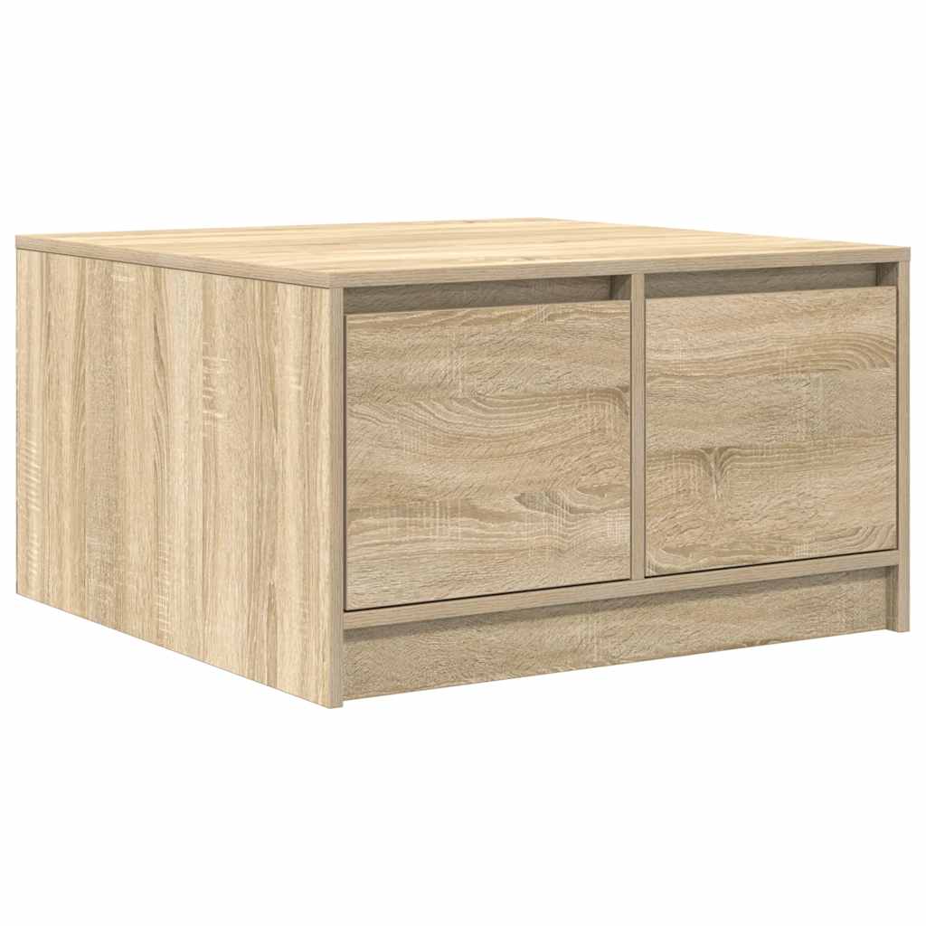 vidaXL Stolik kawowy z szufladami Sonoma Oak 70,5x70x40 cm
