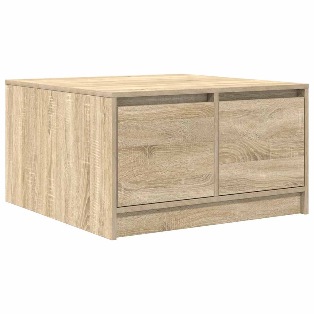 vidaXL Stolik kawowy z szufladami Sonoma Oak 70,5x70x40 cm