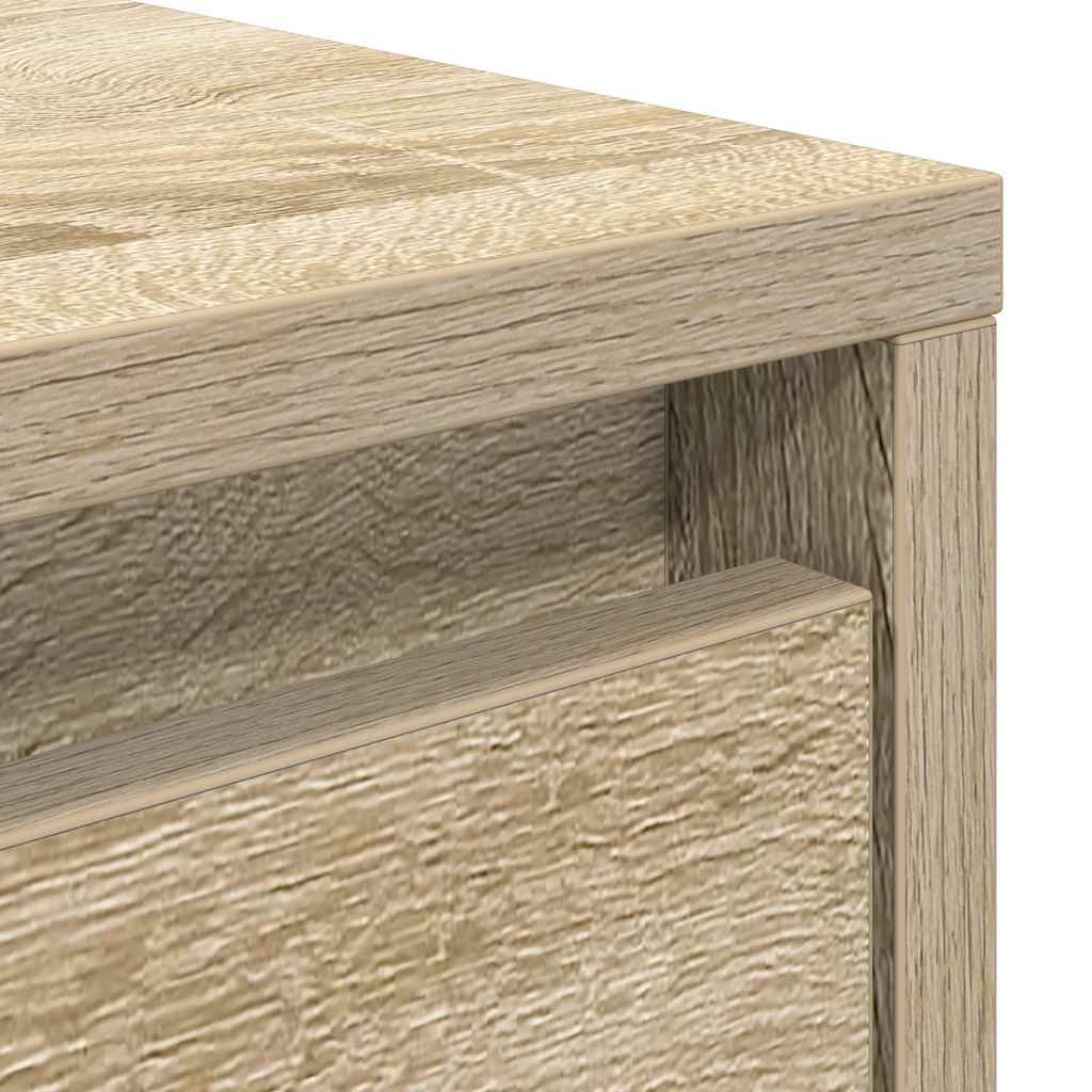 vidaXL Stolik kawowy z szufladami Sonoma Oak 70,5x70x40 cm