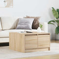 vidaXL Stolik kawowy z szufladami Sonoma Oak 70,5x70x40 cm