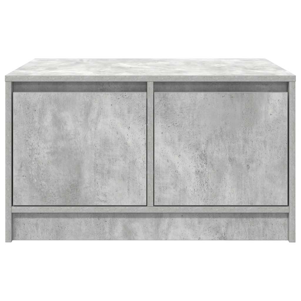 vidaXL Stolik kawowy z szufladami Betonowy Szary 70,5x70x40 cm