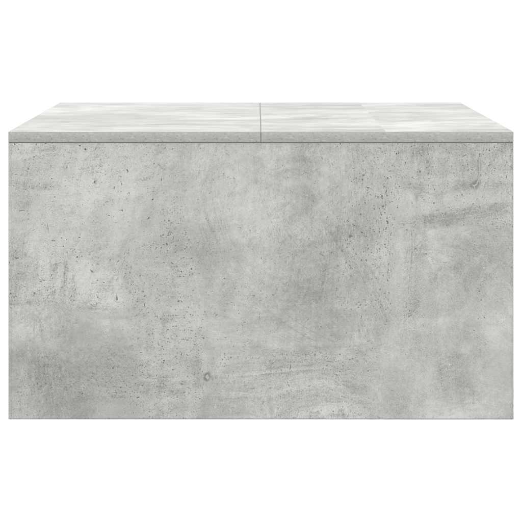 vidaXL Stolik kawowy z szufladami Betonowy Szary 70,5x70x40 cm