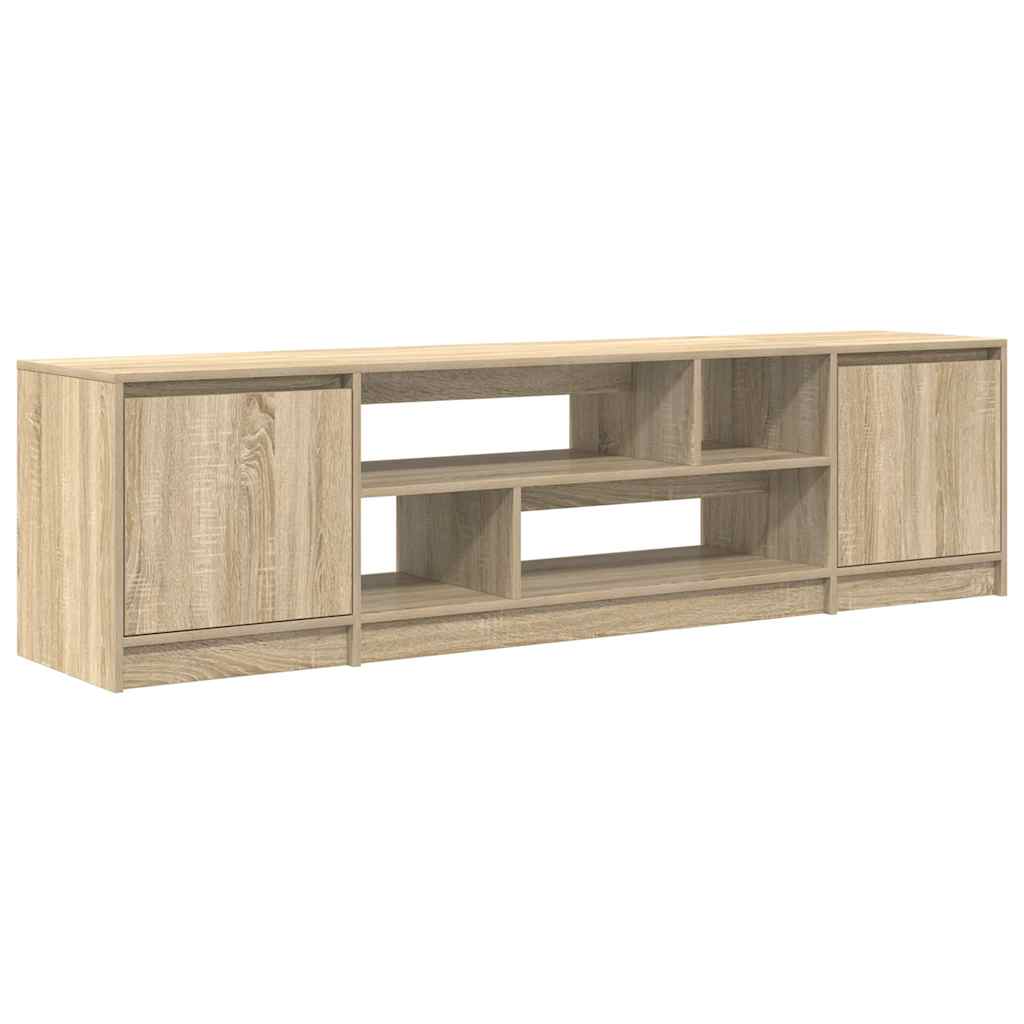 vidaXL Szafka RTV Sonoma Oak 188,5x41x50 cm Drewno klejone