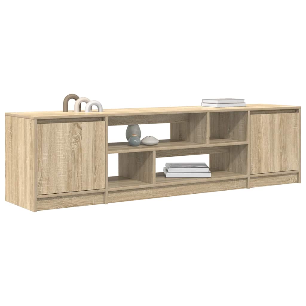 vidaXL Szafka RTV Sonoma Oak 188,5x41x50 cm Drewno klejone