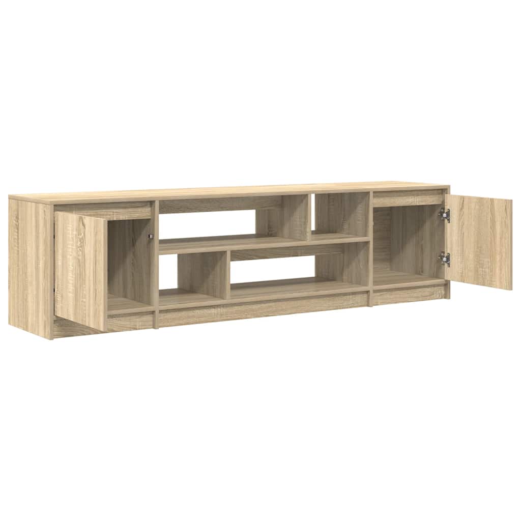 vidaXL Szafka RTV Sonoma Oak 188,5x41x50 cm Drewno klejone