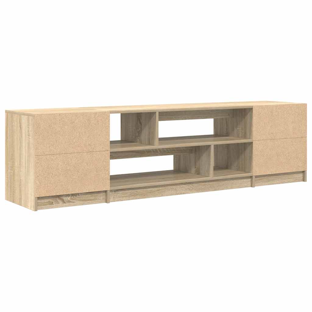 vidaXL Szafka RTV Sonoma Oak 188,5x41x50 cm Drewno klejone