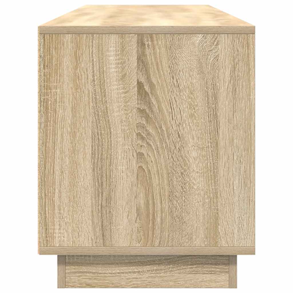 vidaXL Szafka RTV z oświetleniem LED Dąb Sonoma 193,5x41x50 cm